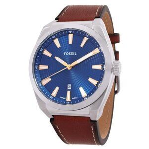 FX04868B NWT Fossil Fashion Men's Quartz Steel Authentic Watch